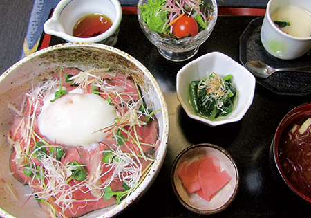 和風ローストビーフ丼の画像