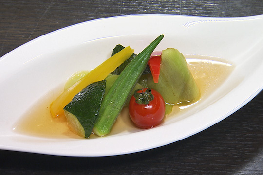 夏野菜の揚げ浸しの画像