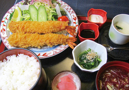 エビフライ膳の画像